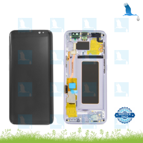 LCD + Frame - Purple (Orchid grey) - S8 - GH97-20457C - service pack LCD + Frame - Purple (Orchid grey) - S8 - GH97-20457C - service pack