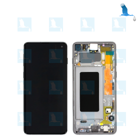 LCD, Ecran tactile, Châssis - GH82-18850G,GH82-18850G - Argent - Samsung S10 - G973F