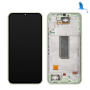 A34 5G - Service pack - LCD + Touch + Frame - GH82-31200C - Light Green - Samsung Galaxy A34 5G (A346B)