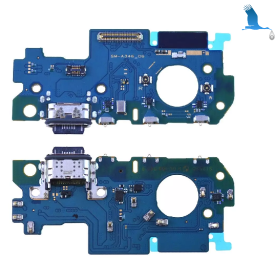 Charging Board and flex connector - GH96-15817A - Samsung Galaxy A34 5G (A346B) - best possible oemori Charging Board and flex connector - GH96-15817A - Samsung Galaxy A34 5G (A346B) - best possible oemori