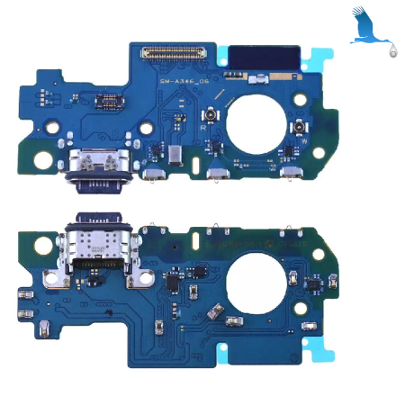 Charging Board and flex connector - GH96-15817A - Samsung Galaxy A34 5G (A346B) - best possible oemori