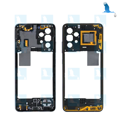 Middle Frame - GH97-26181A - Noir - Galaxy A32 (4G) A325F - service pack