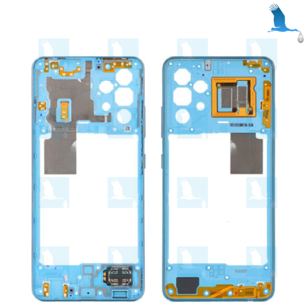 Middle Frame - GH97-26181C - Blau (Awesome blue) - Galaxy A32 (4G) A325F - oem