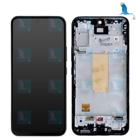 A54 (5G) - LCD + Touchscreen + Frame - GH82-31231A - Black - Samsung Galaxy A54 5G (A546B) - service pack A54 (5G) - LCD + Touchscreen + Frame - GH82-31231A - Black - Samsung Galaxy A54 5G (A546B) - service pack