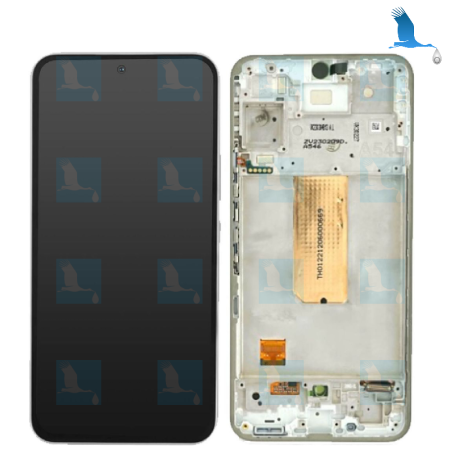 A54 (5G) - LCD + Touchscreen + Frame - GH82-31231B - White - Samsung Galaxy A54 5G (A546B) - service pack