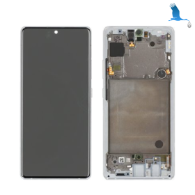 LCD + Touchscreen + Frame - GH82-22804B - Blanc - Samsung Galaxy A71 5G (A716B) - ori LCD + Touchscreen + Frame - GH82-22804B - Blanc - Samsung Galaxy A71 5G (A716B) - ori