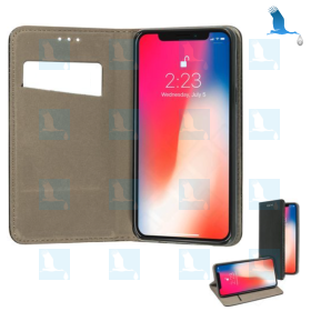 Bookcase Basic Magnetic - Black - iPhone X / iPhone XS