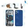 Complete case with small spare parts - Blue - iPhone 12 mini - oem