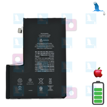 Battery A2466 - original (high capacity) - 3.83V / 4420mAh / 16.93Wh - iPhone 12 Pro Max