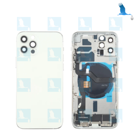 Frame complete - Bianco (Silver) - iPhone 12 Pro - oem Frame complete - Bianco (Silver) - iPhone 12 Pro - oem