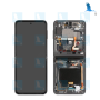 LCD + Touch + Frame - Phantom Black - Galaxy Z Flip 3 (F711B) - Service Pack