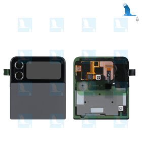 ZFlip4 - Front LCD + Touch + Frame - GH97-27947A - Schwarz (Graphite) - Samsung Galaxy ZFlip 4 (F721B)