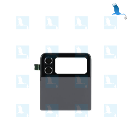 ZFlip4 - Cache avant (sans LCD) - GH97-27947Ax - Noir (Graphite) - Samsung Galaxy ZFlip 4 (F721B)