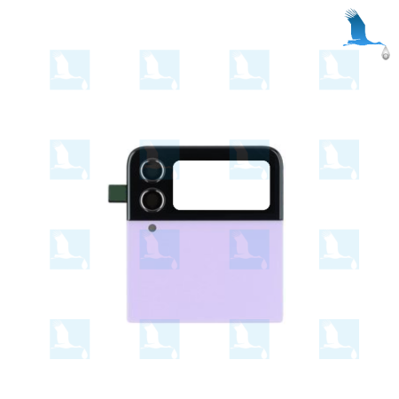 ZFlip4 - Front cover (sans LCD) - GH97-27947Bx - Bora purple - Samsung Galaxy ZFlip 4 (F721B)