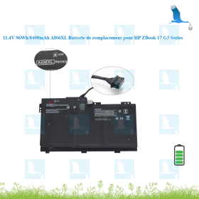 Batterie - ZBook 17 G3 -  AI06XL - HP ZBook 17 G3 - orig Batterie - ZBook 17 G3 -  AI06XL - HP ZBook 17 G3 - orig