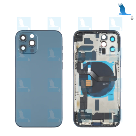 iPhone 12 Pro - Châssis complet - Bleu (Pacific blue) - Service pack - iPhone 12 Pro - (occasion en parfait état)