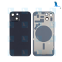 iPhone 14 PLus - Battery cover + camera lens - Coperchio batteria con obiettivo - Nero (Midnight) - iPhone 14 PLus - oem