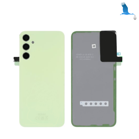 Vitre arrière cache batterie - GH82-30709C - Vert (Light Green) - Samsung Galaxy A34 5G (A346B) - ori