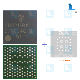 IC CD3217B12 + Stencil IC CD3217B12 + Stencil