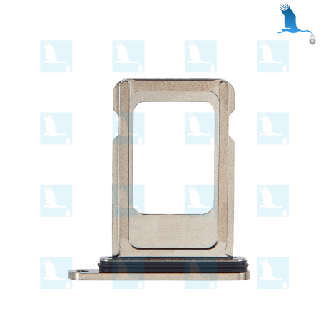 iPhone15 ProMax - Sim card tray - gris (Titanium natural)