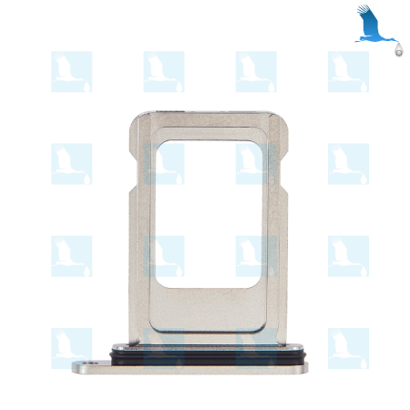 iPhone15 ProMax - Sim card tray - Blanc (Titanium white)