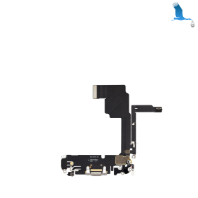 iPhone15 Pro - Charging boar and flex connector - Blanc (Titanium white) iPhone15 Pro - Charging boar and flex connector - Blanc (Titanium white)