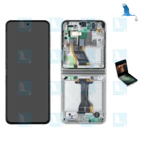 Z Flip 5 - LCD + Touch + Frame - GH82-31827B - Cream - Z Flip 5 (F731B) - service pack Z Flip 5 - LCD + Touch + Frame - GH82-31827B - Cream - Z Flip 5 (F731B) - service pack