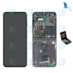 Z Flip 5 - LCD + Touch + Frame - GH82-31827E - Anthracite - Z Flip 5 (F731B) - service pack Z Flip 5 - LCD + Touch + Frame - GH82-31827E - Anthracite - Z Flip 5 (F731B) - service pack