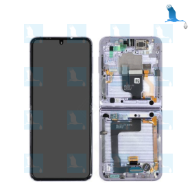 ZFlip4 - LCD + Touch + Frame - GH82-29440B - Purple (Bora purple) - Samsung Galaxy ZFlip 4 (F721B)