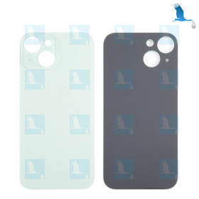 Copri batteria/vetro cover posteriore (Big holle) - Verde - iPhone 15 Plus  - 6,7" - oem