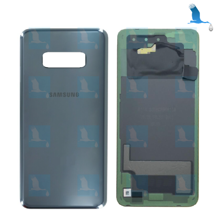 Back Cover Glass - GH82-18452A/GH82-18492A - Noir (Prism Black) - Galaxy S10e (G970) - oem