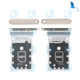 SIM card tray - GH98-48906D - Yellow (Amber yellow) - Samsung Galaxy S24 (S921B) / S24 Plus (S926B) - ori SIM card tray - GH98-48906D - Yellow (Amber yellow) - Samsung Galaxy S24 (S921B) / S24 Plus (S926B) - ori