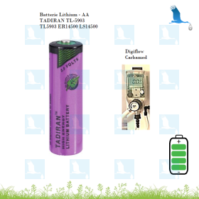 Battery 3,6V - 2400mAh - TADIRAN - TL5903 - ER14500 - LS14500 Battery 3,6V - 2400mAh - TADIRAN - TL5903 - ER14500 - LS14500