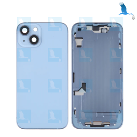 iPhone 14 - Copertina posteriore + cornice centrale - Blu - iPhone 14 - oem