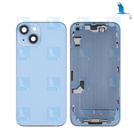 iPhone 14 - Hintere Abdeckung + Mittelrahmen - Blau - iPhone 14 - oem