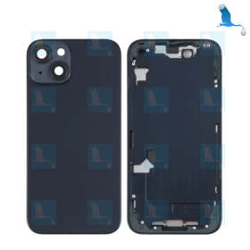iPhone 14 - Châssis arrière + cadre centrale - Noir - iPhone 14 - oem