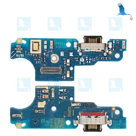 Charging board and flex connector - 5P68C18192 - Motorola G30 (XT2129) - ori