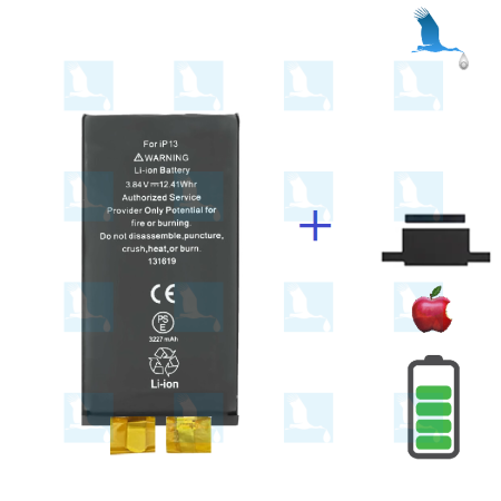 Batterie sans flex - original - 3.84V / 3232mAh / 12.41Wh  - iPhone 13