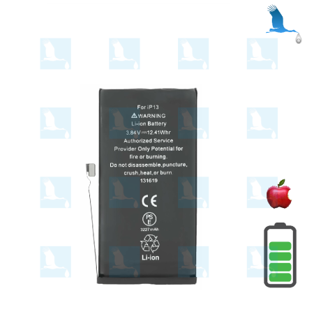 Batterie A2655 - original - 3,84V - 3227mAh - 12,41Wh - iPhone 13 (A2633)