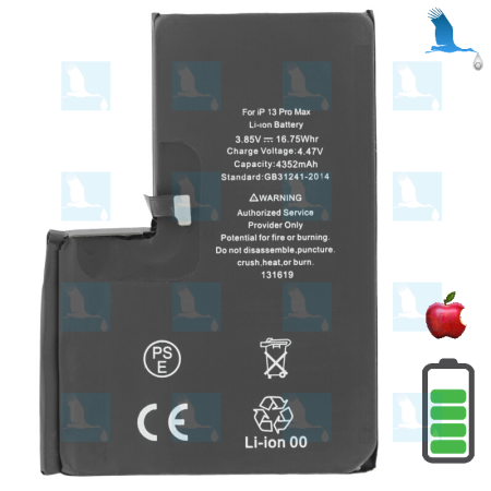 iPhone 13 Pro Max - Batterie A2653 A2653 - 3,85V - 4352mAh - 16.75Wh -  ori