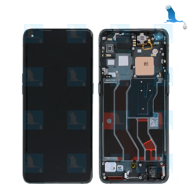 LCD Display + Touchscreen + Frame - 4906614 - Noir (gloss black) - OPPO Find X3 Pro - service pack LCD Display + Touchscreen + Frame - 4906614 - Noir (gloss black) - OPPO Find X3 Pro - service pack