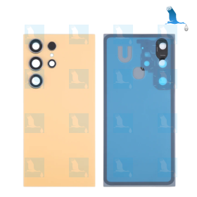 S24 Ultra - Backcover, battery cover - GH82-33349C - Gelb (Titanium yellow) - Samsung S24 Ultra (S928B) - oem S24 Ultra - Backcover, battery cover - GH82-33349C - Gelb (Titanium yellow) - Samsung S24 Ultra (S928B) - oem