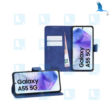 Book Case - Bleu (Geo blue) - Galaxy A55 (A556B)