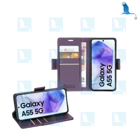Book Case - Purple (Miami violet) - Galaxy A55 (A556B)