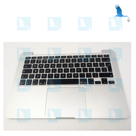 Top case - Silver - Clavier Suisse - Macbook Pro A1502 13-14 Top case - Silver - Clavier Suisse - Macbook Pro A1502 13-14