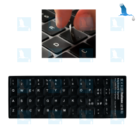 Self-adhesive replacement keys - German Layout