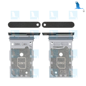 S24 Ultra - SIM card tray DS - GH98-48962F - Blue (Titanium blue) - Samsung S24 Ultra (S928B) - ori S24 Ultra - SIM card tray DS - GH98-48962F - Blue (Titanium blue) - Samsung S24 Ultra (S928B) - ori