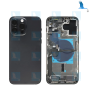 iPhone 14 Pro Max - Back cover + Middle frame - Black - iPhone 14 Pro Max - oem