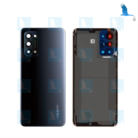 Batteriefachabdeckung - Rückseitige Abdeckung - 4906012 - Black - CPH2145 - Find X3 Lite (5G) / Reno5 (5G) - ori Batteriefachabdeckung - Rückseitige Abdeckung - 4906012 - Black - CPH2145 - Find X3 Lite (5G) / Reno5 (5G) - ori