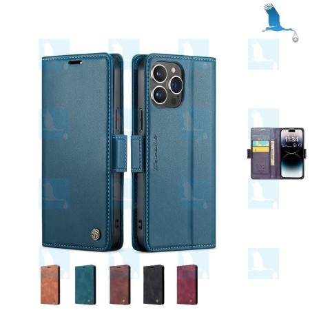 Book Case CaseMe - TPU - Blue - iPhone 16